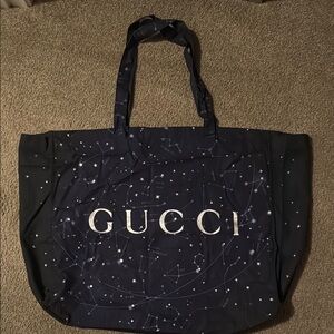 Gucci Navy Constellation Tote Bag